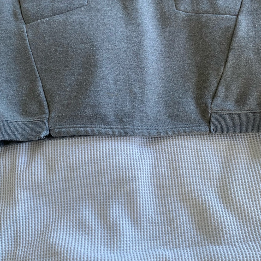 10 Tree Gray Sweatshirt Dress/Tunic. Size Medium. - Picture 5 of 9